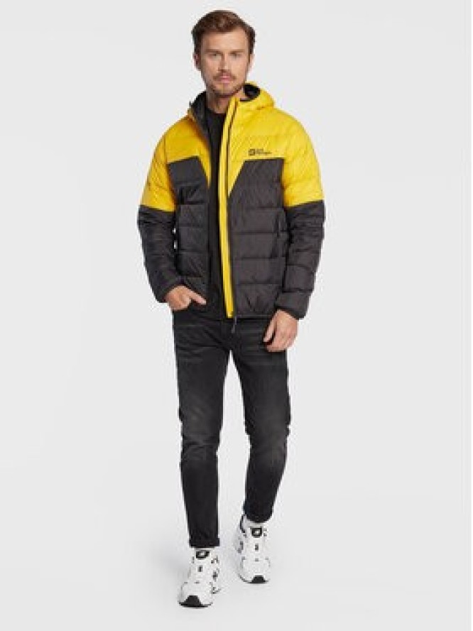 Jack Wolfskin Kurtka puchowa Dna Tundra 1206612 Żółty Regular Fit