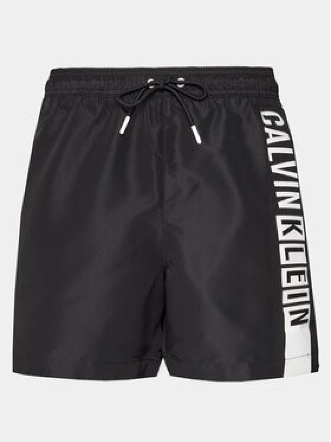 Calvin Klein Swimwear Szorty kąpielowe KM0KM00991 Czarny Regular Fit