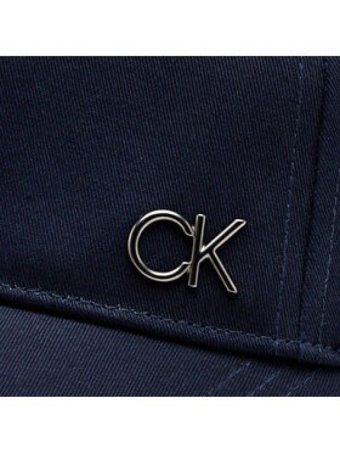 Calvin Klein Czapka z daszkiem Ck Bombed Metal Bb Cap K50K510968 Granatowy