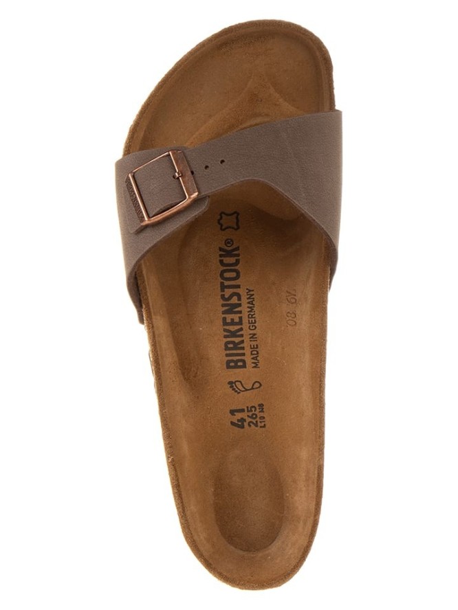 Birkenstock Klapki "Madrid" w kolorze szarobrązowym rozmiar: 41