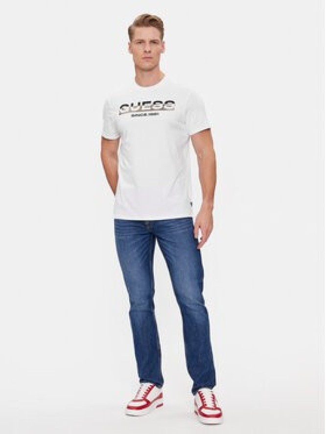 Guess T-Shirt Ss Bsc M4RI60 K9RM1 Biały Slim Fit