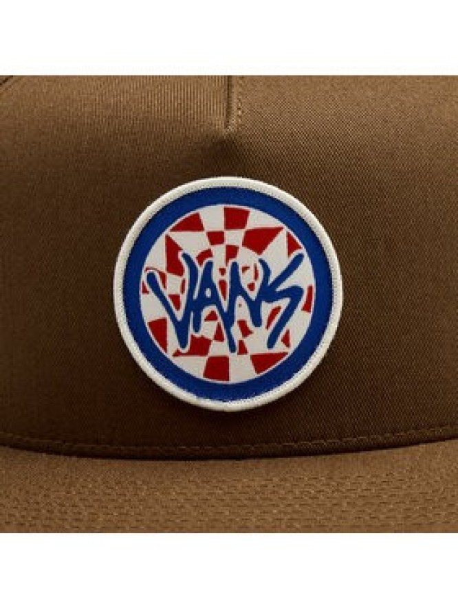 Vans Czapka z daszkiem Lopside Snapback VN000GKPCR61 Brązowy