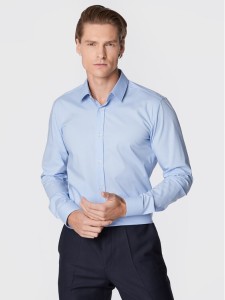 Hugo Koszula Elisha02 50479396 Niebieski Extra Slim Fit