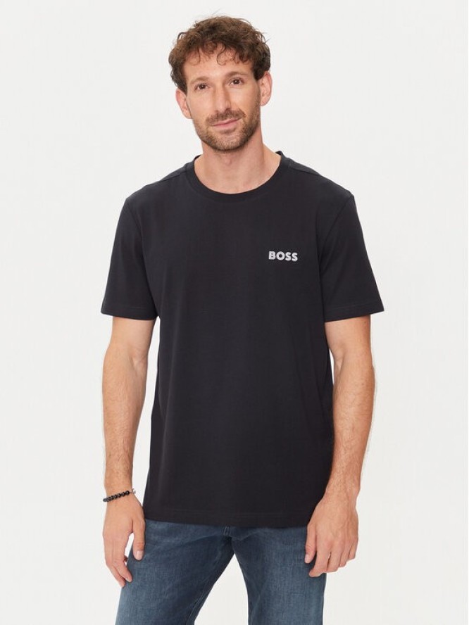 Boss T-Shirt 50515620 Granatowy Regular Fit