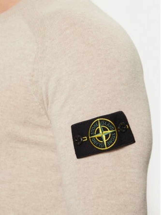 Stone Island Sweter 8115545B4 Beżowy Regular Fit