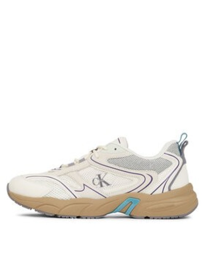 Calvin Klein Jeans Sneakersy Retro Tennis Su-Mesh Wn YM0YM00589 Biały