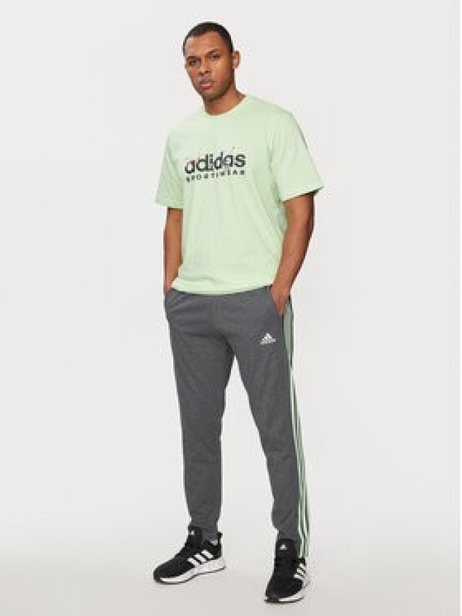 adidas Spodnie dresowe Essentials IS1367 Szary Regular Fit