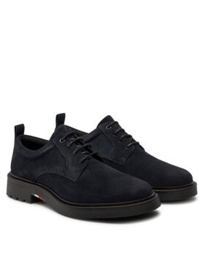 Tommy Hilfiger Półbuty Light Hilfiger Lwt Suede Shoe FM0FM05088 Granatowy