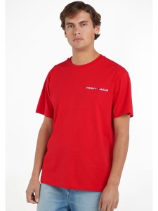 TOMMY JEANS Koszulka w kolorze czerwonym rozmiar: M
