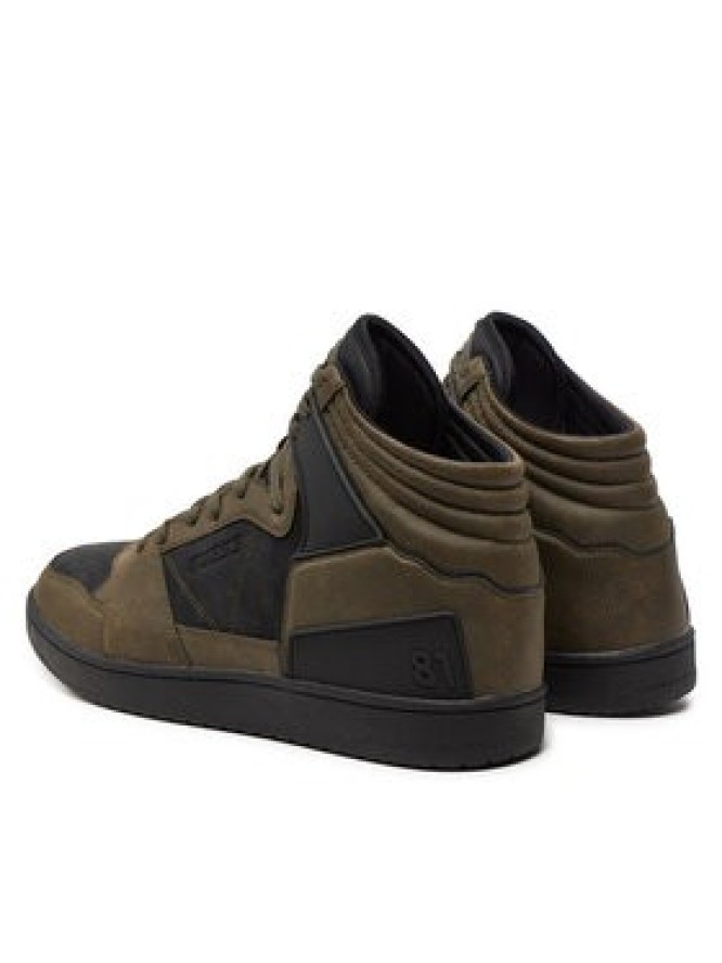 Guess Sneakersy Sava Mid FMTSAM PEL12 Zielony