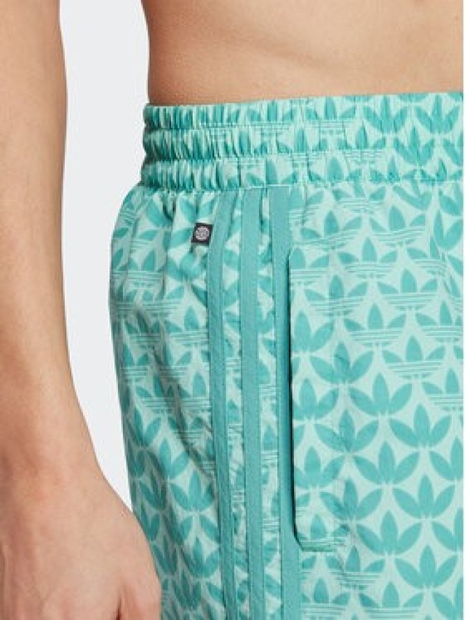 adidas Szorty kąpielowe Originals Monogram Swim Shorts H44773 Niebieski Regular Fit