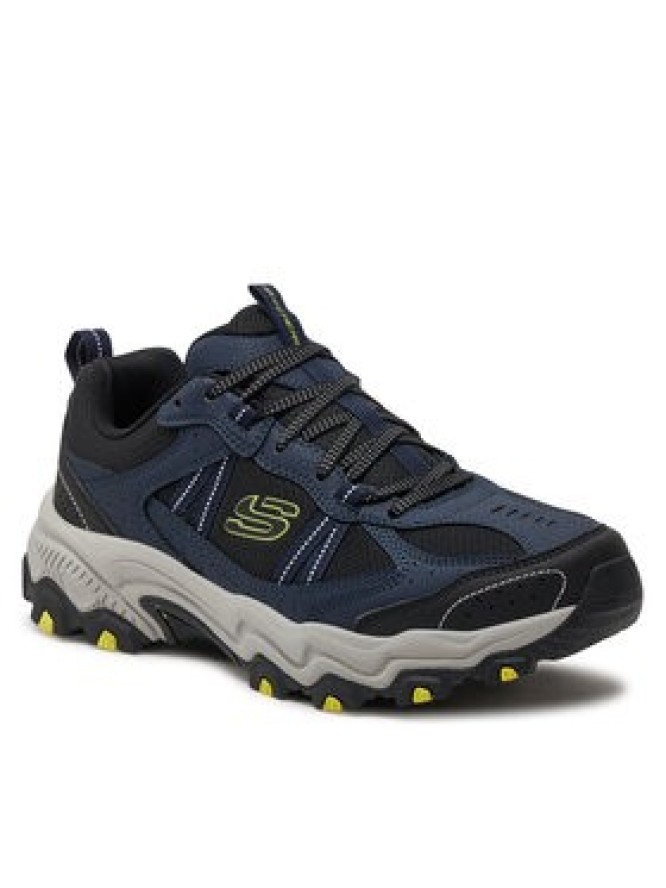 Skechers Półbuty Stamina At-Upper Stitch 237527/NVBK Granatowy