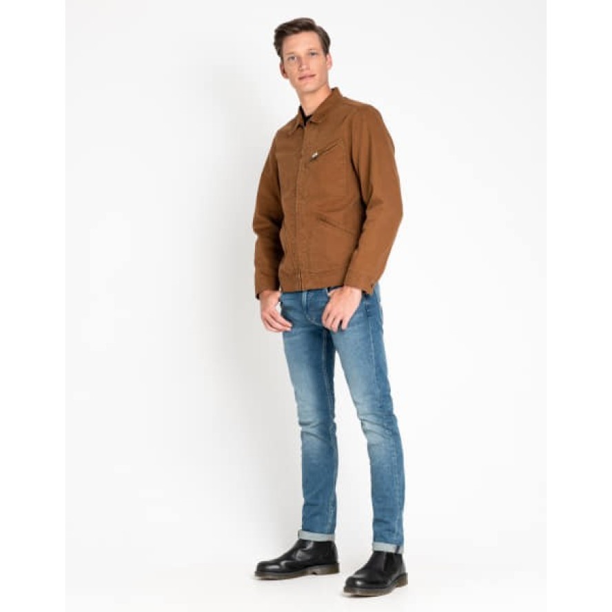 LEE 191J JACKET MĘSKA KURTKA PRZEJŚCIOWA TOFFEE L191LU20