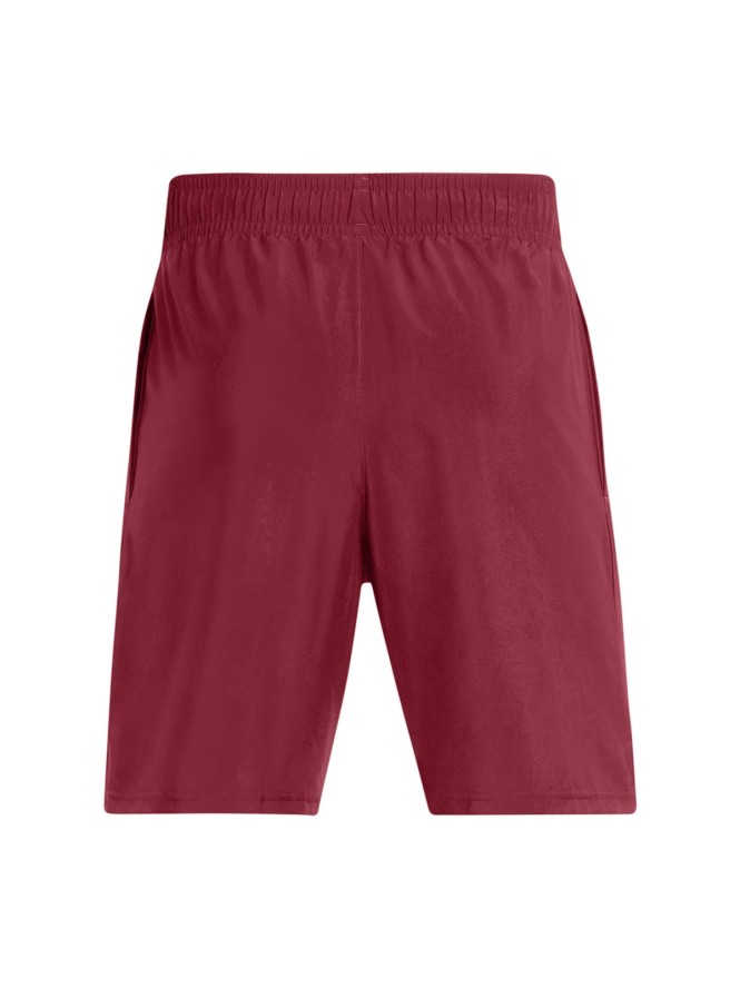 Spodenki treningowe męskie Under Armour UA Tech Woven Wordmark Short - czerwone