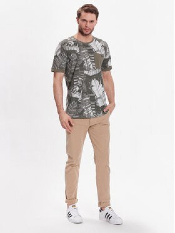 Lindbergh T-Shirt 30-420143 Zielony Relaxed Fit