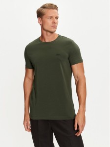 Calvin Klein T-Shirt K10K112724 Zielony Slim Fit