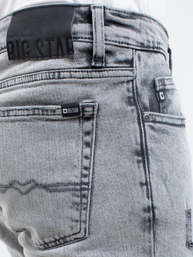 Spodnie jeans męskie z przetarciami Terry Carrot 991