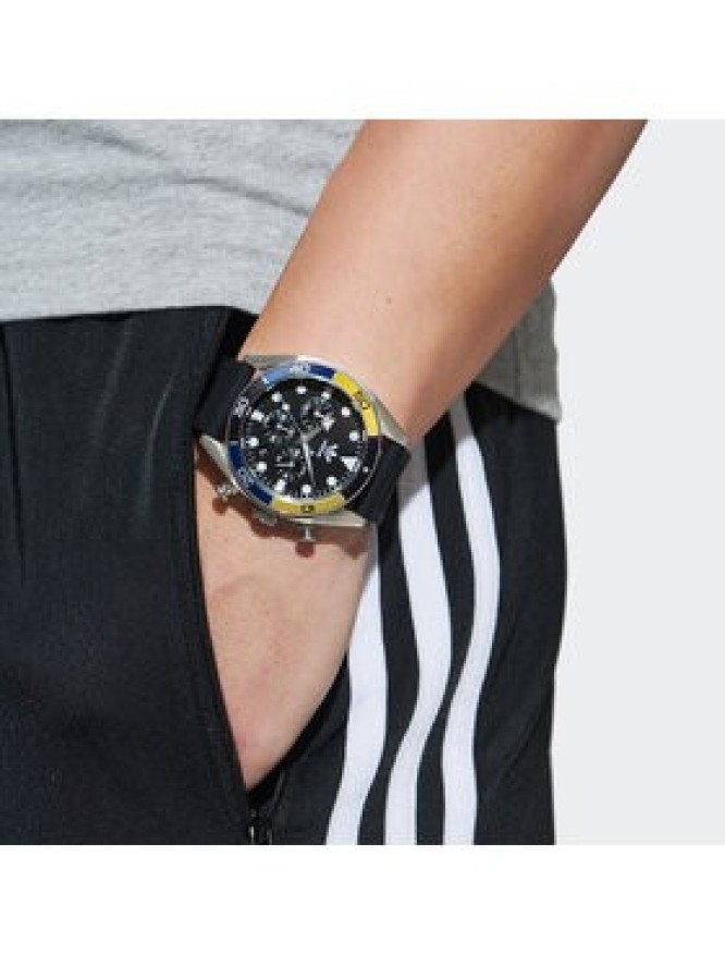 adidas Originals Zegarek Edition Two Chrono Watch AOFH23003 Srebrny