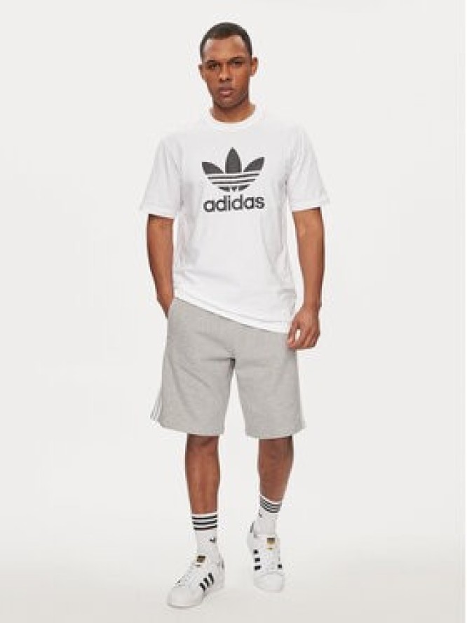 adidas Szorty sportowe adicolor 3-Stripes IU2340 Szary Regular Fit