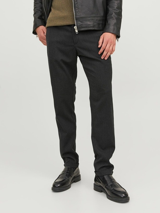 Jack & Jones Spodnie chino "Marco" w kolorze antracytowym rozmiar: W32/L34