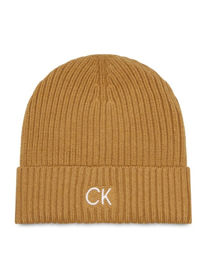 Calvin Klein Czapka Classic Cotton K50K509680KCU Beżowy