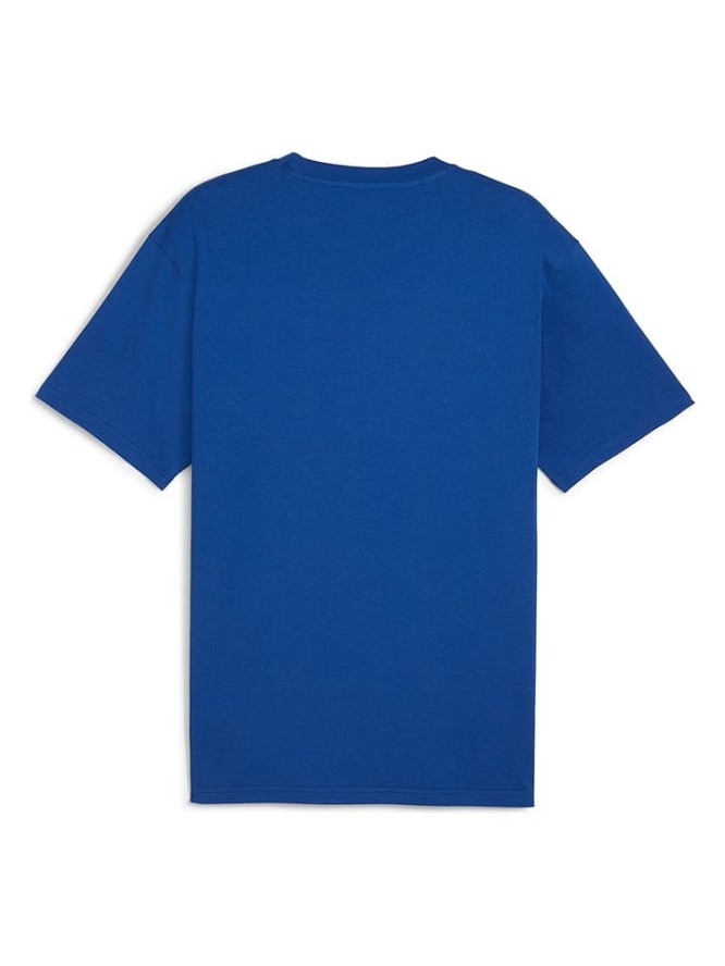 Puma Koszulka "Power" w kolorze biało-niebiesko-granatowym rozmiar: L