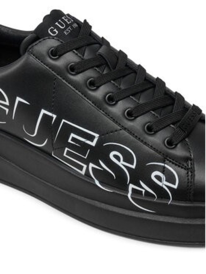 Guess Sneakersy FMPELB FAB12 Czarny