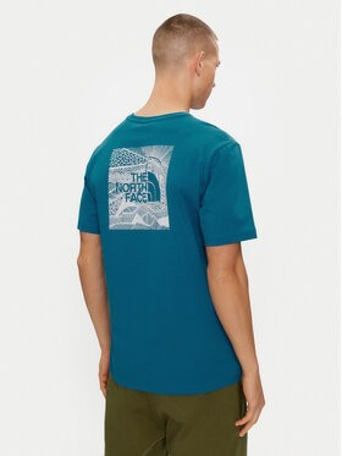 The North Face T-Shirt Redbox NF0A87NV Niebieski Regular Fit