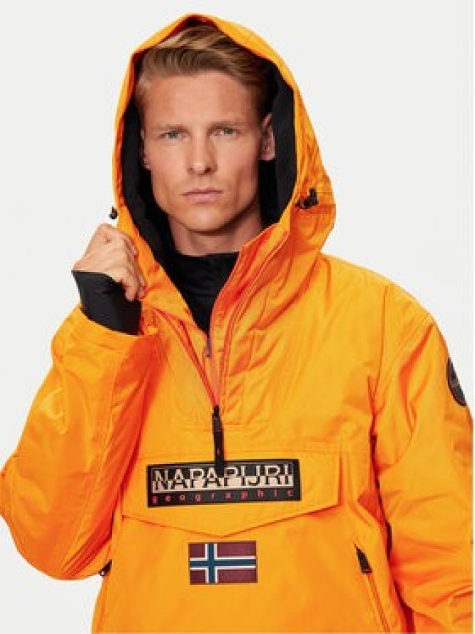 Napapijri Kurtka anorak Rainforest Next NP0A4IB9 Pomarańczowy Regular Fit