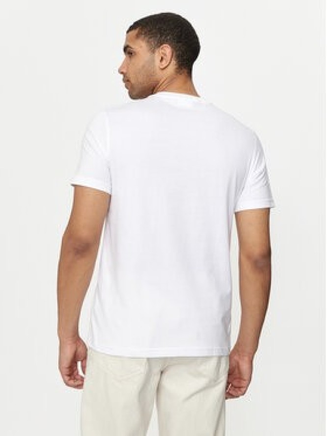 Calvin Klein T-Shirt Flock Logo K10K113118 Biały Regular Fit