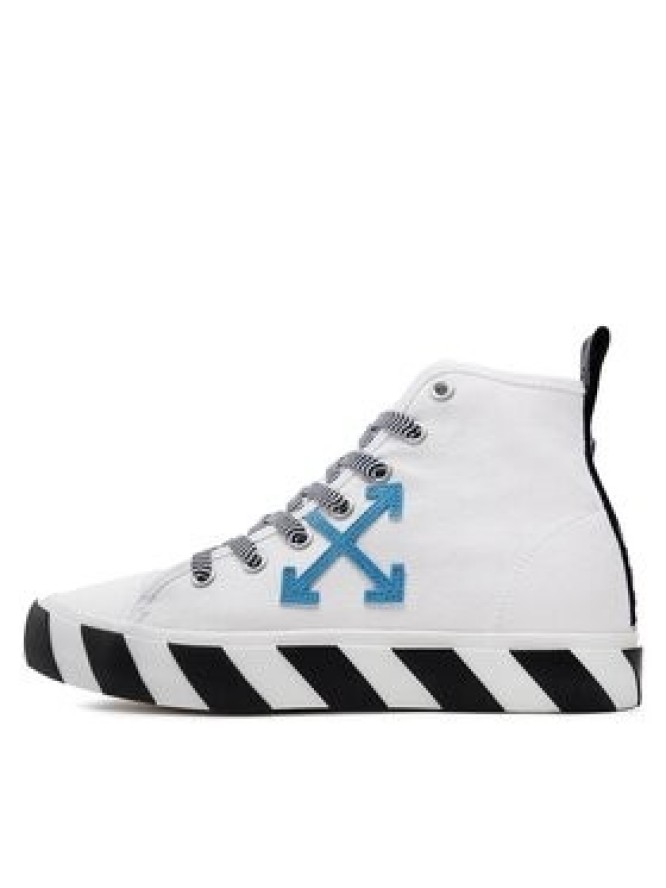 Off-White Sneakersy Mid Top Vulcanized Canvas OMIA119S22FAB0010145 Biały