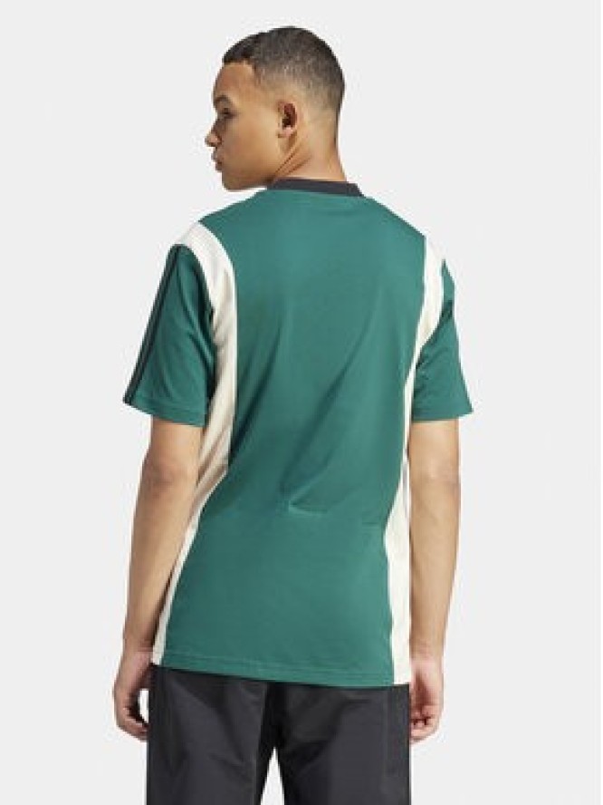 adidas T-Shirt Archive Panel IS1406 Zielony Regular Fit