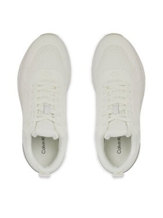 Calvin Klein Sneakersy Low Top Lace Up Tech HM0HM01283 Biały