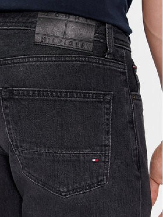 Tommy Hilfiger Jeansy Regular Mercer Str Nick Black MW0MW34216 Czarny Straight Leg