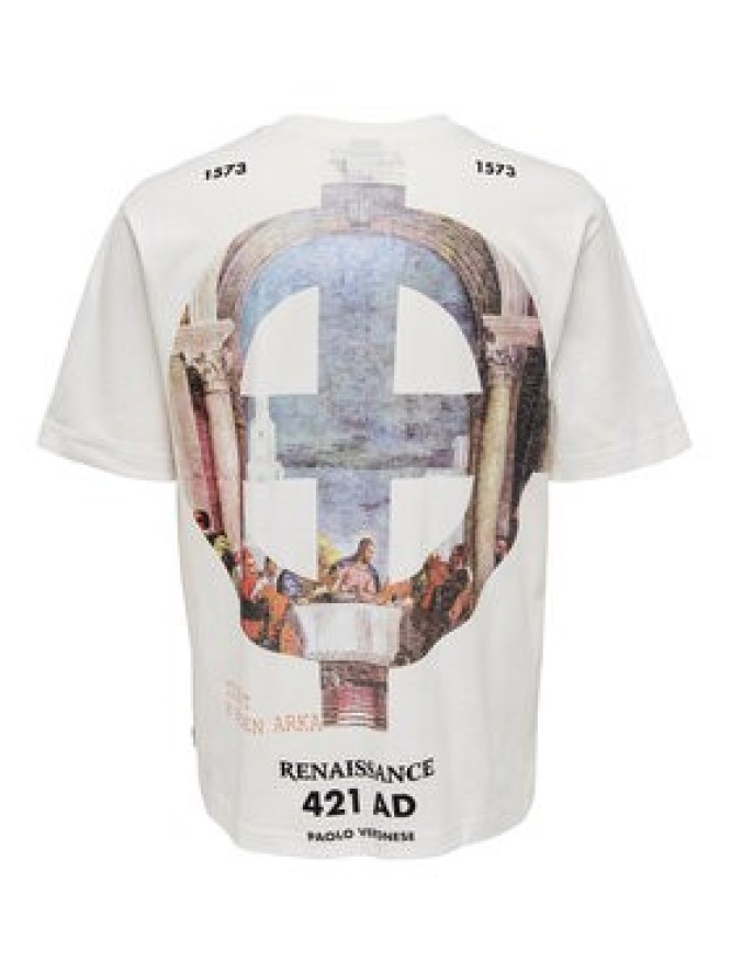 Only & Sons T-Shirt 22025268 Biały Relaxed Fit