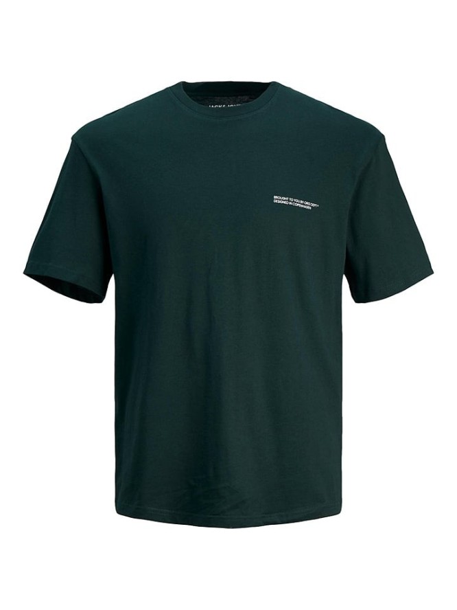 Jack & Jones Koszulka "Jorvesterbro" w kolorze zielonym rozmiar: S