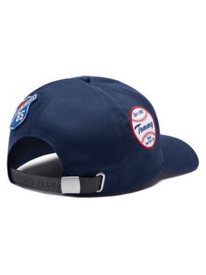 Tommy Jeans Czapka z daszkiem Tjm Heritage Studium Cap AM0AM10583 Granatowy