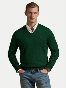 Polo Ralph Lauren Sweter 710876338013 Zielony Regular Fit