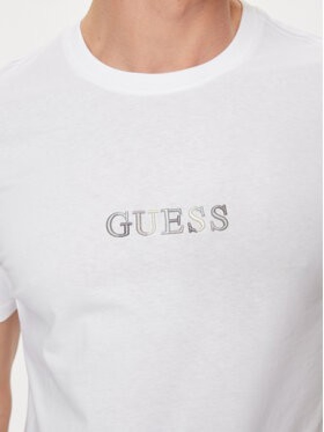 Guess T-Shirt M4GI92 I3Z14 Biały Slim Fit