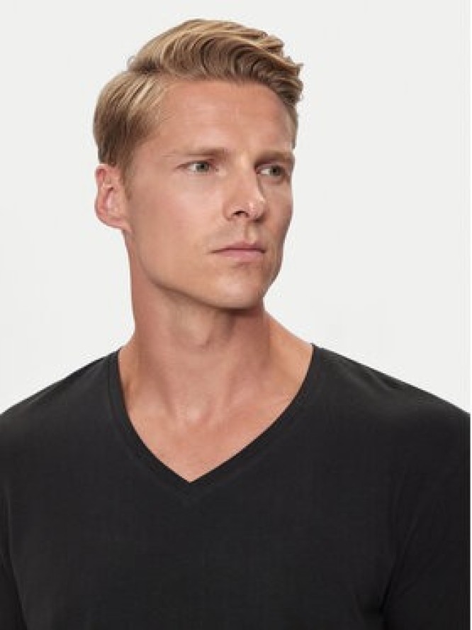 Pierre Cardin Komplet 2 t-shirtów 29991.000.9000 Czarny Modern Fit