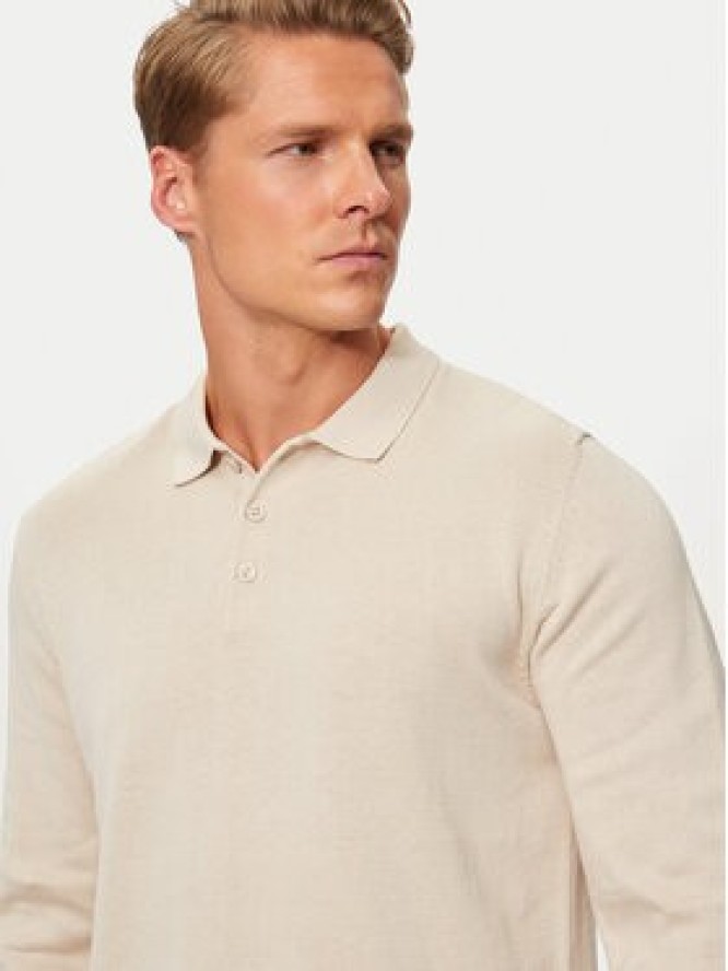 Jack&Jones Sweter Fred 12258582 Beżowy Regular Fit