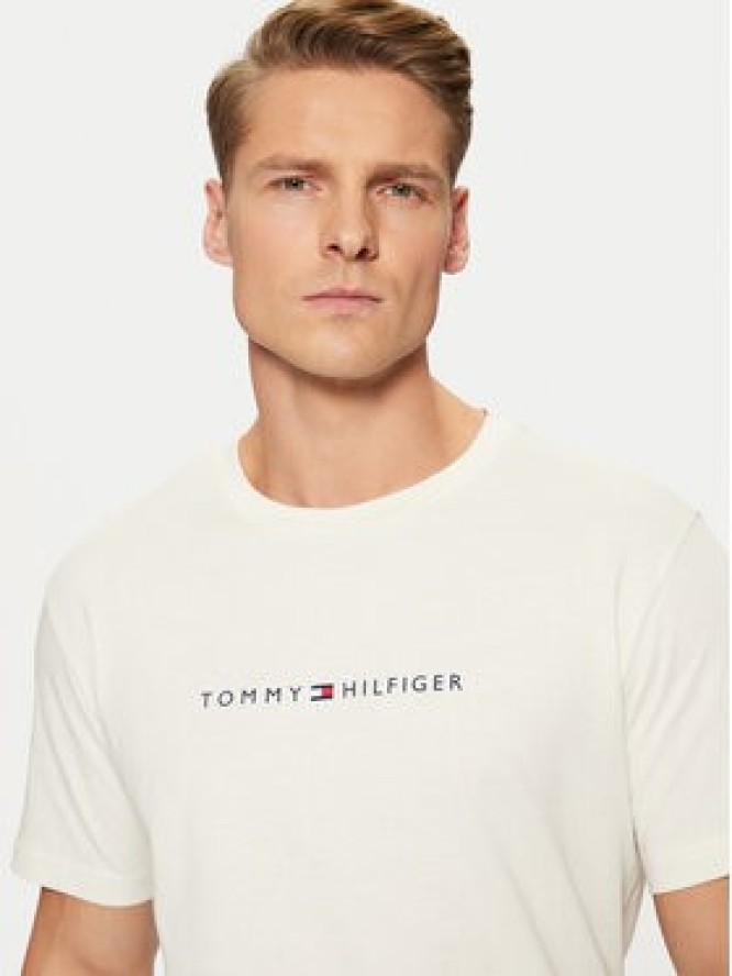 Tommy Hilfiger T-Shirt UM0UM03344 Écru Regular Fit