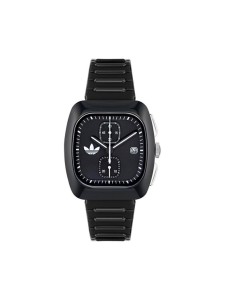 adidas Zegarek Retro Wave Two Chrono AOSY24533 Czarny