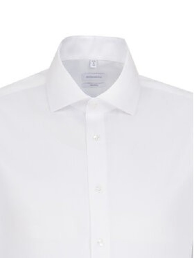 Seidensticker Koszula 01.293677 Biały Shaped Fit