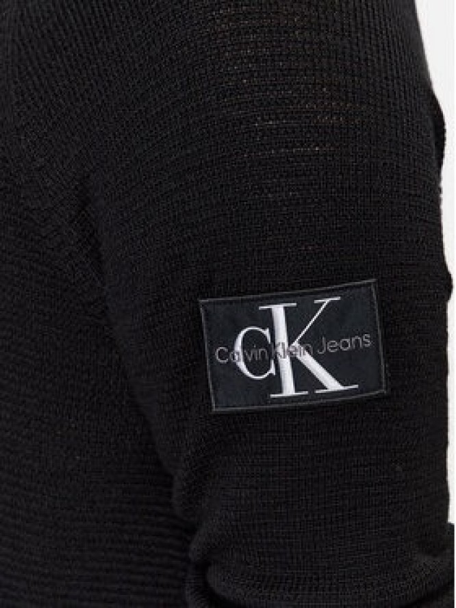 Calvin Klein Jeans Sweter J30J325092 Czarny Regular Fit