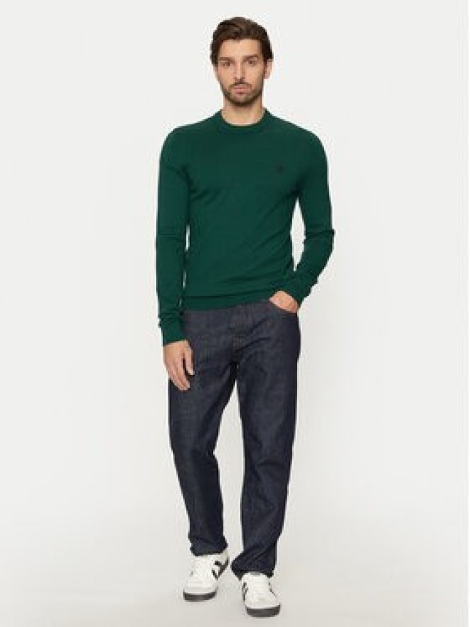 U.S. Polo Assn. Sweter MUP2961 Zielony Regular Fit