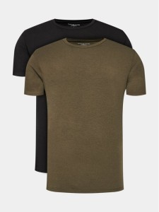 Tommy Hilfiger Komplet 2 t-shirtów UM0UM02762 Czarny Regular Fit
