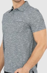 GUESS Szara męska koszulka polo
