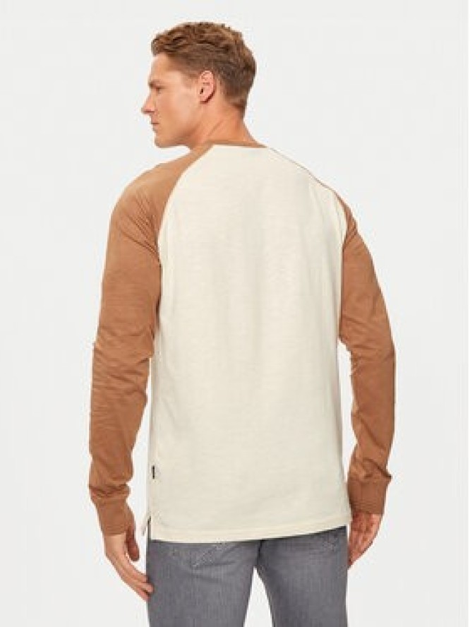 INDICODE Longsleeve Canton 45-657 Brązowy Regular Fit