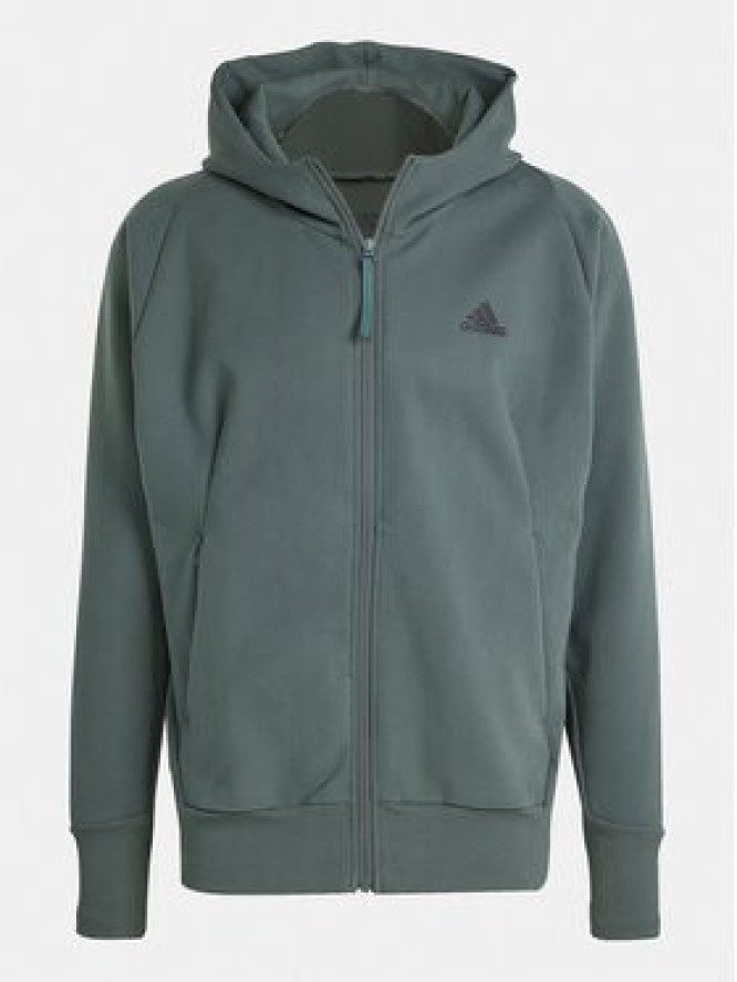 adidas Bluza Z.N.E. Winterized IR5240 Zielony Relaxed Fit